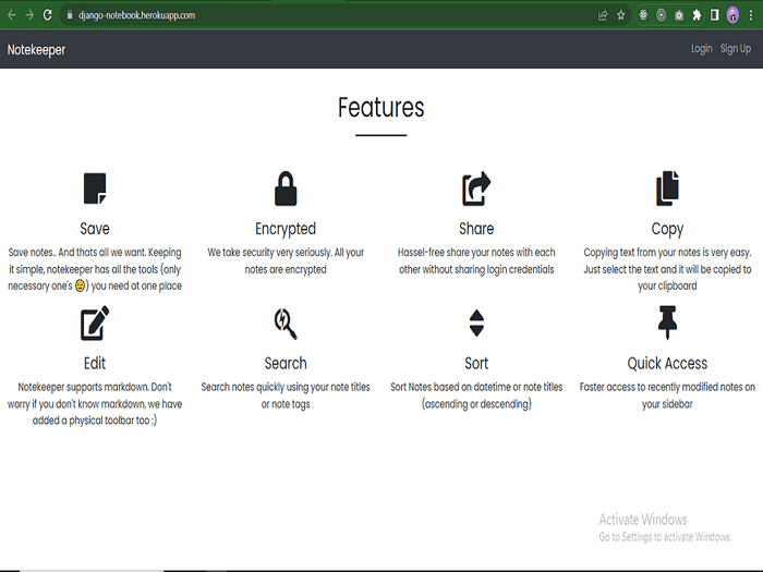 Note Web Application