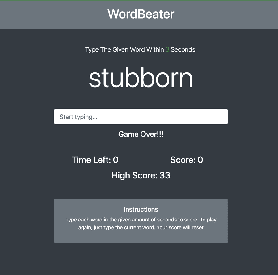 Typing Game preview