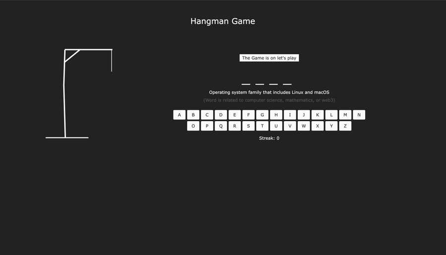Hangman Game preview